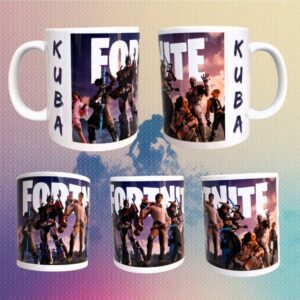 Kubek Fortnite + imię 330ml gracza gamera prezent dzień dziecka urodziny