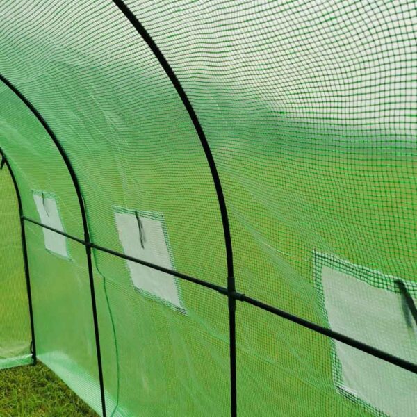 Tunel foliowy 300 x 200 cm 6 m² zielony 3x2 m szklarnia - obrazek 6