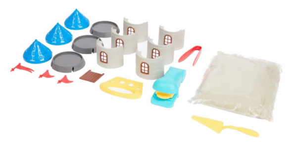 Zrób to sam zamek z piasku gotowy zestaw z foremkami i piaskiem TOI-TOYS 26 - obrazek 2